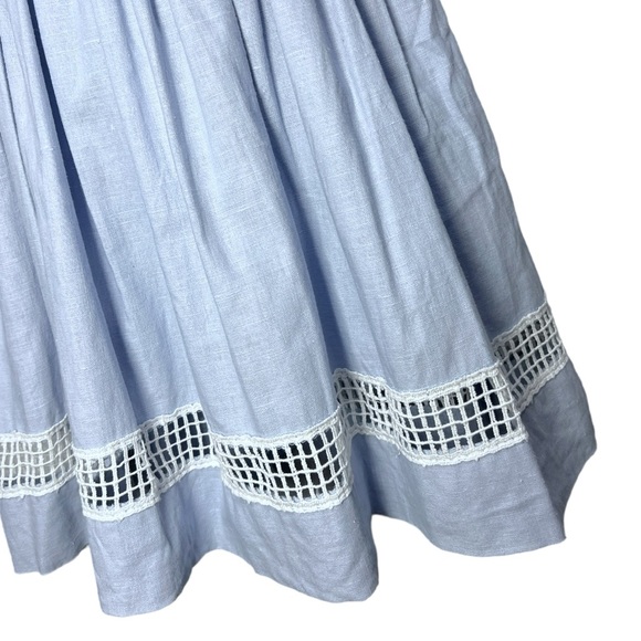 VTG 90’s Three Blind Mice Blue & White Short Sleeve Dress & Bloomers 24 months - Picture 7 of 13